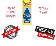 Little Trees U6P-60189 New Car Scent Hanging Air Freshener for Car/Home 72 Pack picture