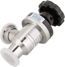 KF25 304 Stainless Steel High Vacuum Manual Right Angle Bellow Isolation Valve picture