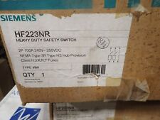 New Siemens HF223NR 100 amp 2P 240 volt Fusible Outdoor 3R Disconnect picture
