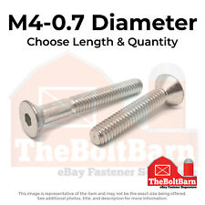 M4-0.7 Stainless A2-70 Flat Head Socket Cap Screws (Choose Length & Qty) picture