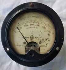 Vintage General Electric Temperature Gauge Thermometer Steam Punk Rat Rod  picture