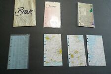 VINTAGE - FILOFAX  PERSONAL SIZE - MISC.  INSERTS AND MAPS - NEW OLD  80'S STOCK picture