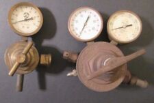 TWO VINTAGE COMPRESSED GAS REGULATORS: Victor Equipment Co & Bastian Blessing Co picture