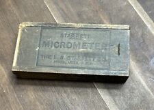 Vintage Starrett Wood Box Case (Box ONLY) VTG picture