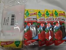 Little Trees Vent Wrap Strawberry Scent Air Freshener for Car  -8Pack picture