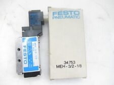 Festo Pneumatic Solenoid Valve - MEH-3/2-1/8  w/Warranty (used tested) picture