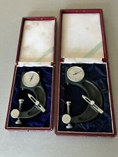 2 Vintage Teclock VME Tokyo Simitsu Dial Snap Gage 1”-2” & 2”-3” Like Micrometer picture
